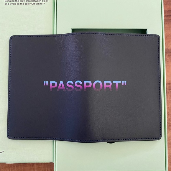 Off-White Accessories - *NIB* Off-White passport cover